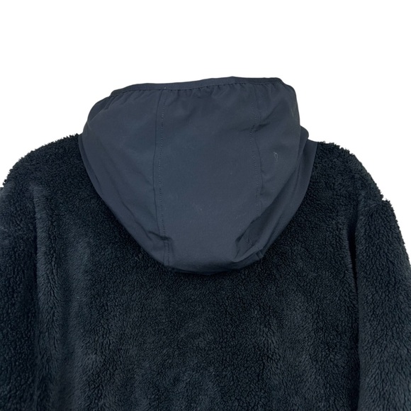 Aritzia TNA Keaton Hoodie SMALL 1/2 Zip Warm Fleece DarkAcademia Grunge Goth - Picture 12 of 16